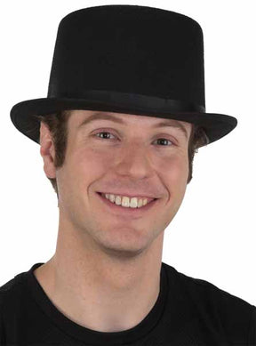 Black Felt Top Hat - adult