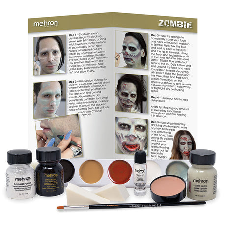Mehron Character Makeup Kit - Zombie
