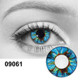 Ninja Blue cosplay contact lenses - blue