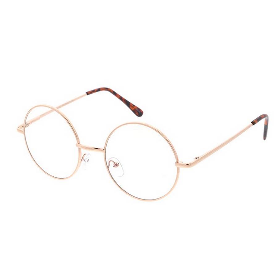 Unisex Metal Medium Round Frame Blue Light Filtering Clear Lens Computer Glasses Assorted