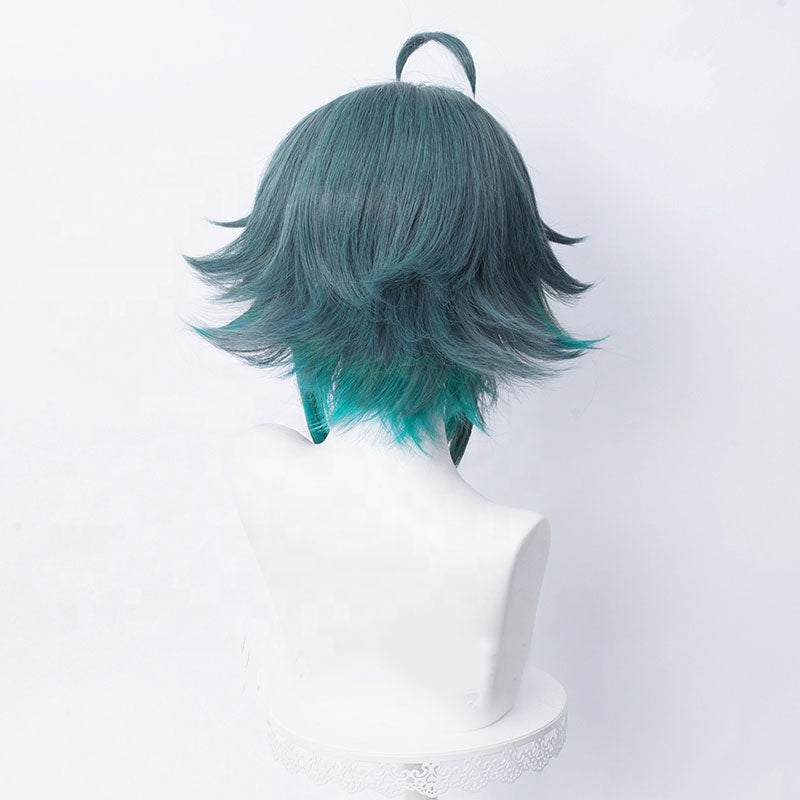 Medium blue impact cosplay wig