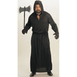 Adult Black Hooded Robe