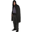 Short Black Hooded CAPE 70D Black
