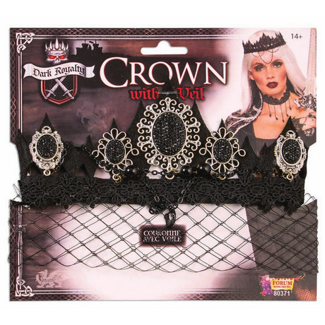 Dark Royalty CROWN with Veil