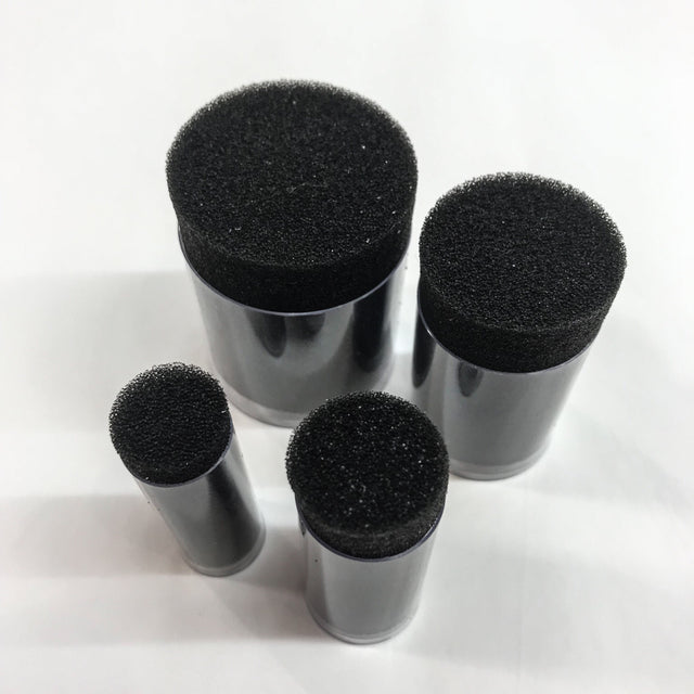 Kryvaline Black Tube Sponges - 4 pcs