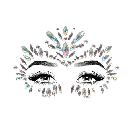 Iris Face Jewels Sticker - Adhesive gems