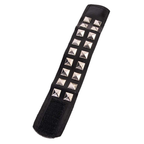 Double Studded Wristband- Black