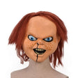 Scary baby mask with hair - Chucky
