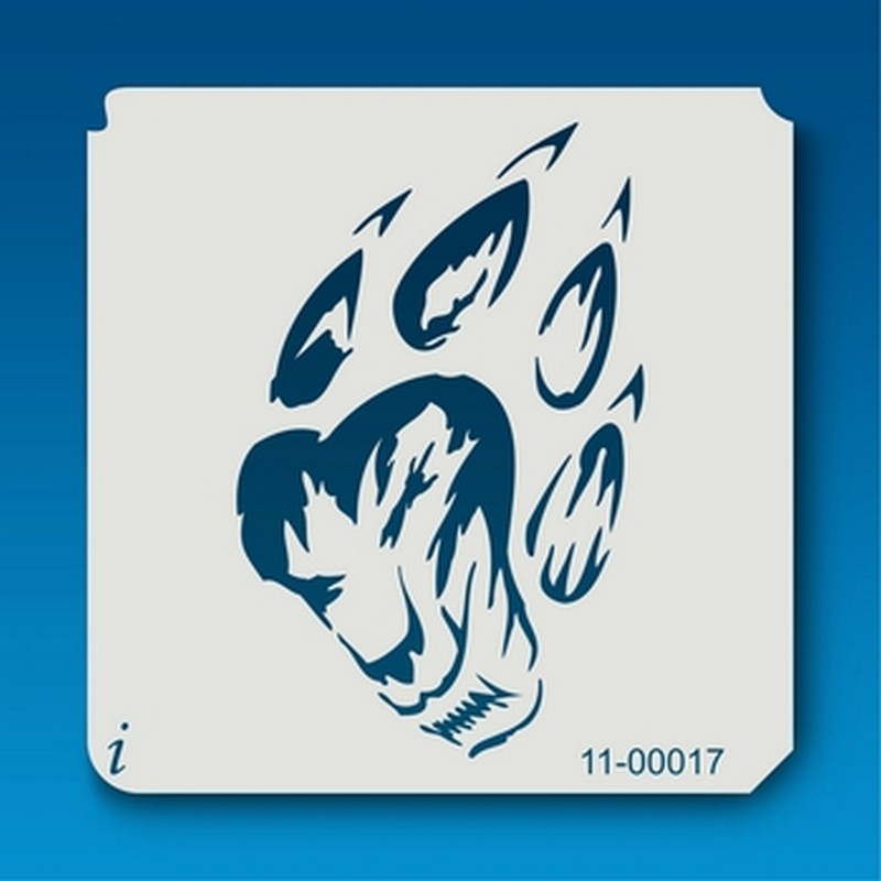 ISTENCILS 11-00017 Bad Ass Stencils
