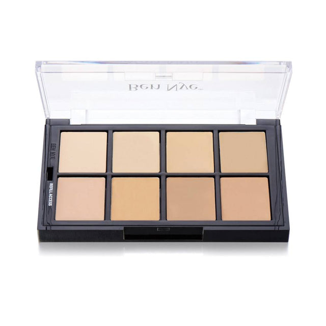 BEN NYE Fair Matte HD Foundation Creme Color Palette 8 colors - 1 oz