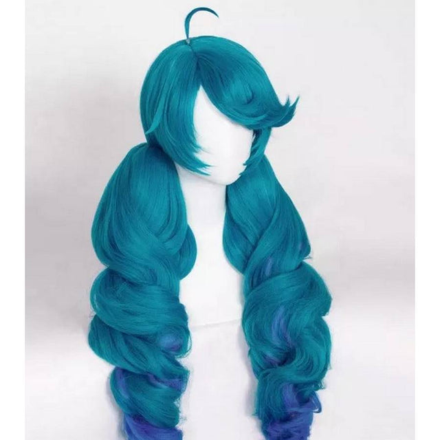 Gwen long blue cosplay wig