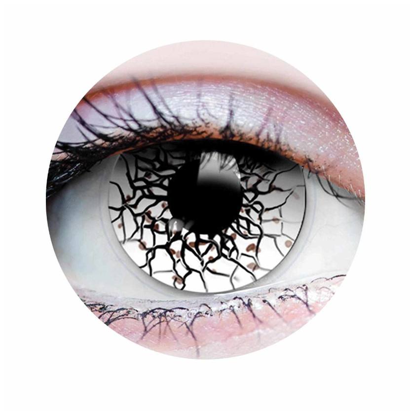 Berzerker II Contact Lenses- White & Black