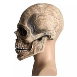 Skull latex scary Mask - moving jaw