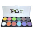 TAG Face and body paint palette regular 12X10g Regular