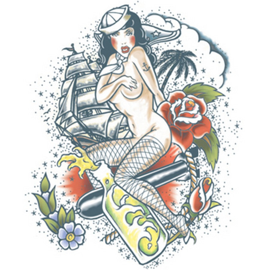 SAILOR XL Temporary TATTOO 705