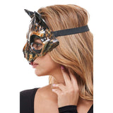Brown Cat Skull Mask