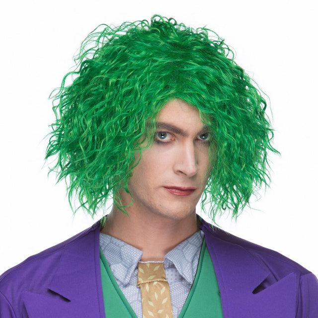 Maniac Joker Wig - Green