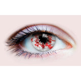 Shatter Contact LENSES - white/red