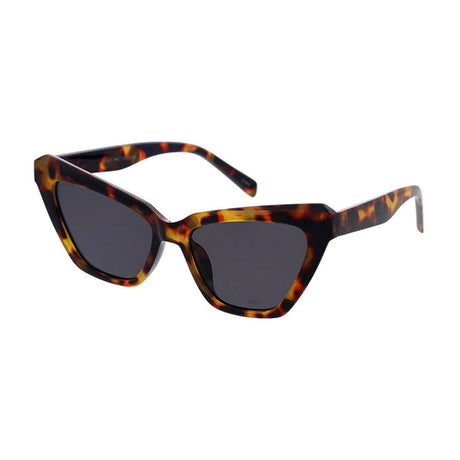 Large Slim Cat Eye Sunglasses Plastic Frame - Assorted
