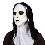 Scary Horror white Nun Mask