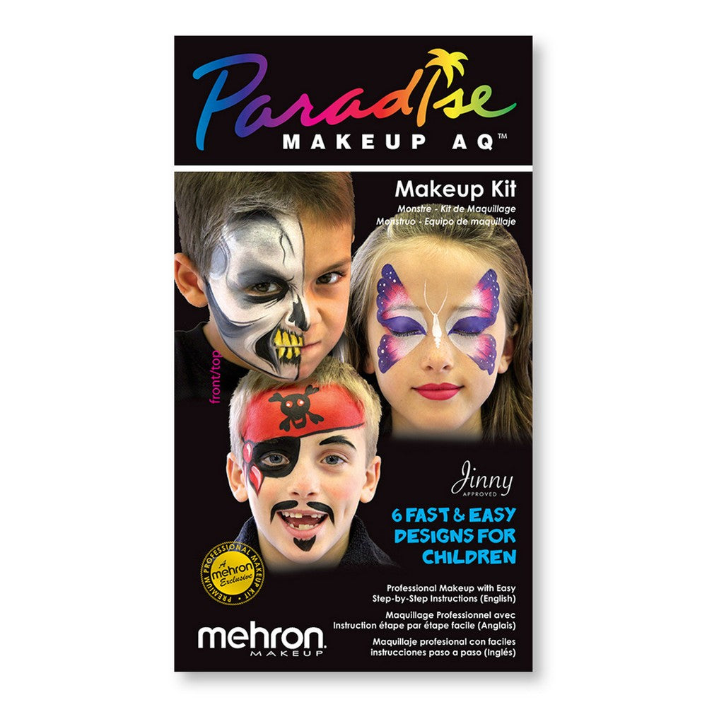 Mehron Paradise Makeup Children's Face Painting Kit Premium