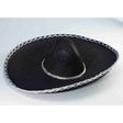 Black SOMBRERO with Oversize Brim - Black
