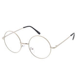 Unisex Metal Medium Round Frame Blue Light Filtering Clear Lens Computer Glasses Assorted