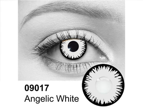 Angelic White Contact Lenses- Eclipse White