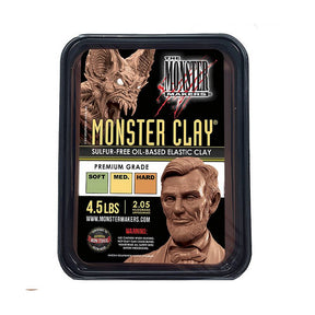 Monster Clay Premium Brown Medium - single