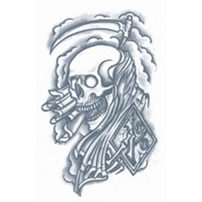 Grim REAPER Temporary TATTOO - Prison Tinsley