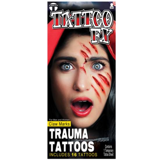 Claw Marks trauma FX Tattoo