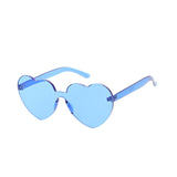 Plastic Heart Color glasses- Assorted
