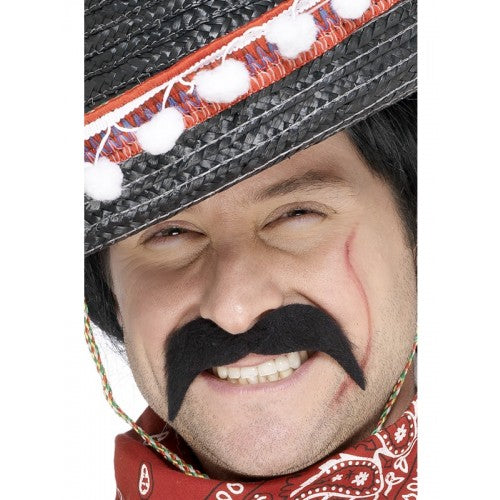 Mexican Bandit Mustache Black