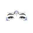 Mystic face jewels sticker - Adhesive gems