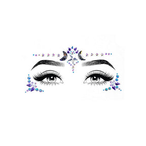 Mystic face jewels sticker - Adhesive gems