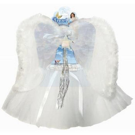 Child ANGEL wings, tutu, 4 pieces Kit