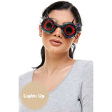 Light Up Steampunk Rainbow Goggles