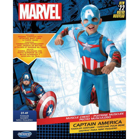 Captain America kids costume 3T-4T - Avengers