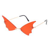 Unisex Metal Small Batwing Lens