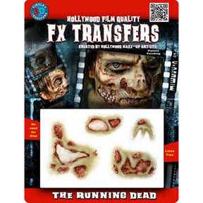ZOMBIE Flesh 3D FX Transfers makeup