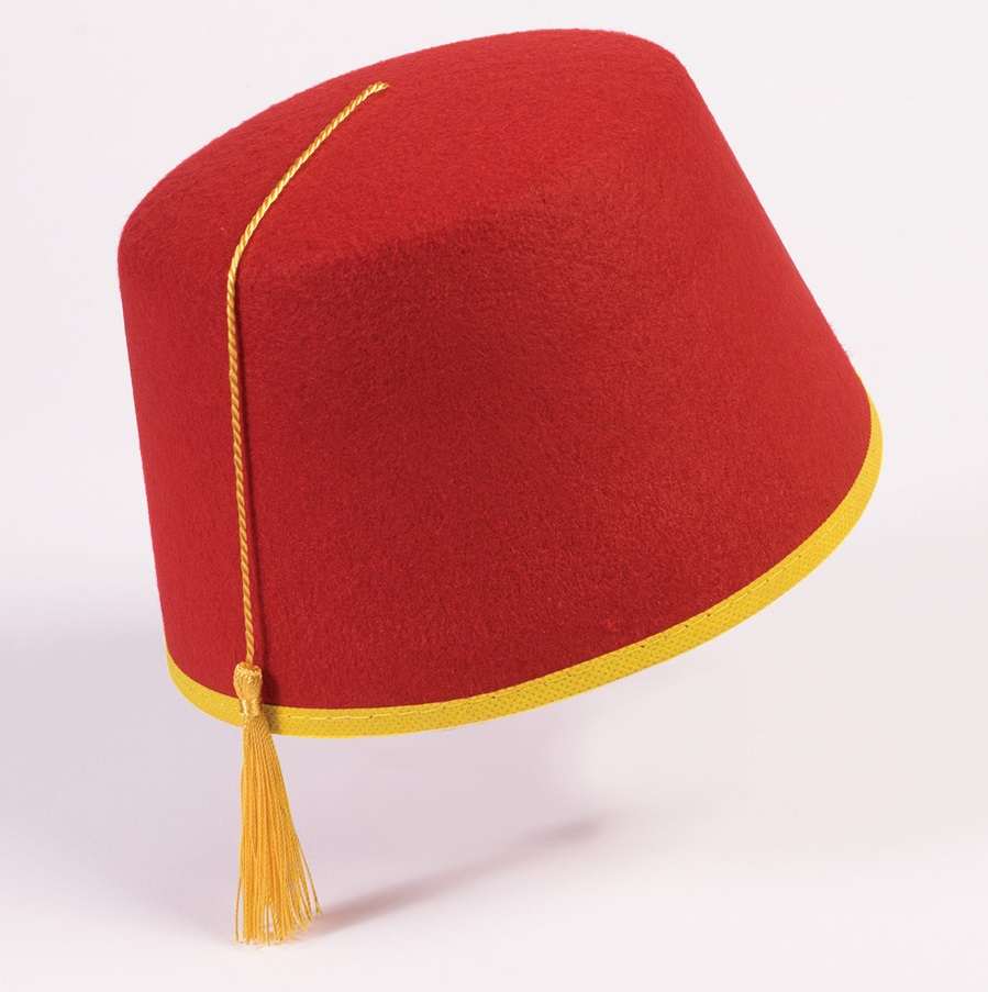 Fez HAT - Red Felt