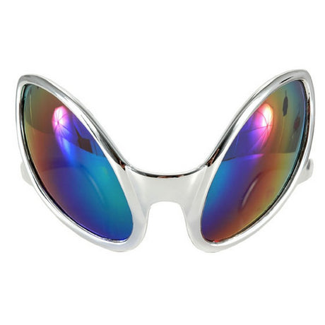 Close Encounter Alien Glasses - Silver