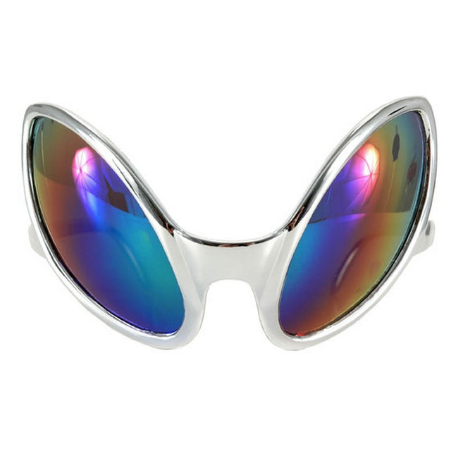 Close Encounter Alien Glasses - Silver