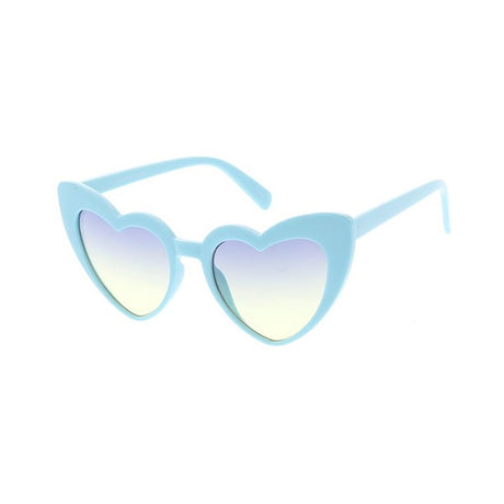 Large Heart Frame Glasses with Two Tone Lens glasses Assorted