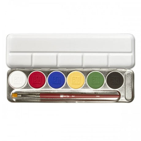 BEN NYE Magicake Aqua Paint Palette- 6 Colors 0.9 oz/24 g .9 oz / 24 g