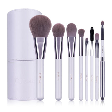 DUcare 8 pcs makeup brushes and holder