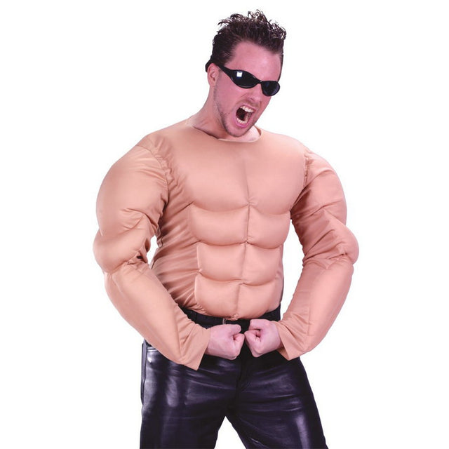 Adult Muscle Shirt - One Size - Beige