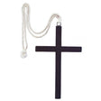 Wooden MONK's CROSS- Black