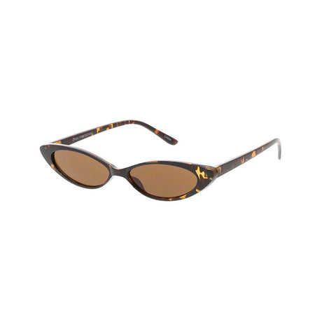 Women's Plastic Small Vintage Inspired Oval Cat Eye Frame-Assorted