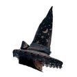 Moon & Star Witch Hat with Bow - adult